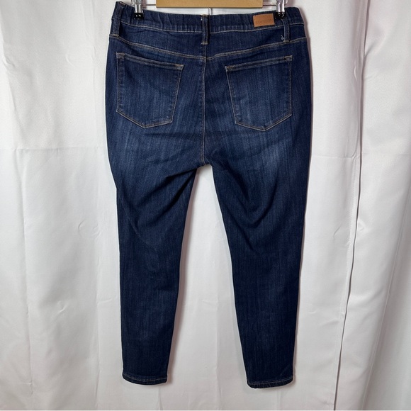 Judy Blue Dark Wash Pull-on Skinny Jeans - Size 15/32 - Picture 2 of 8